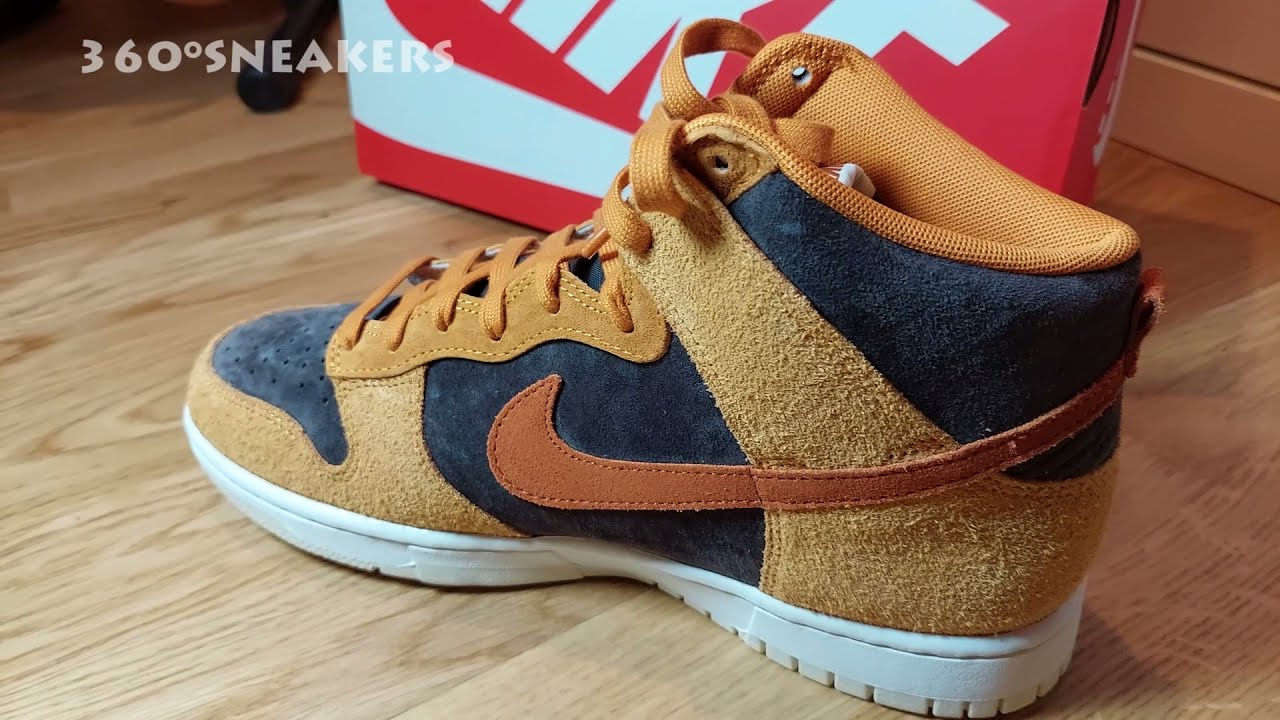 Nike Dunk High PRM Dark Russet / Dark Curry