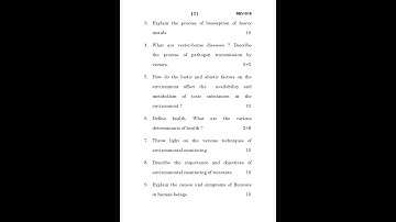 MEV - 018   December  2023 Question Paper