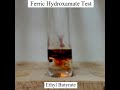 Ferric Hydroxamate Test for Esters