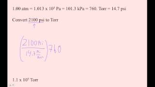 HTPIB13D Converting Units of Pressure Example 2