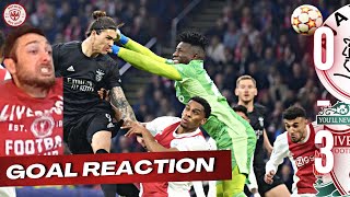 Liverpool Fan Reacts to Darwin Nunez's Header vs Ajax! | LFC Fan Rection screenshot 4