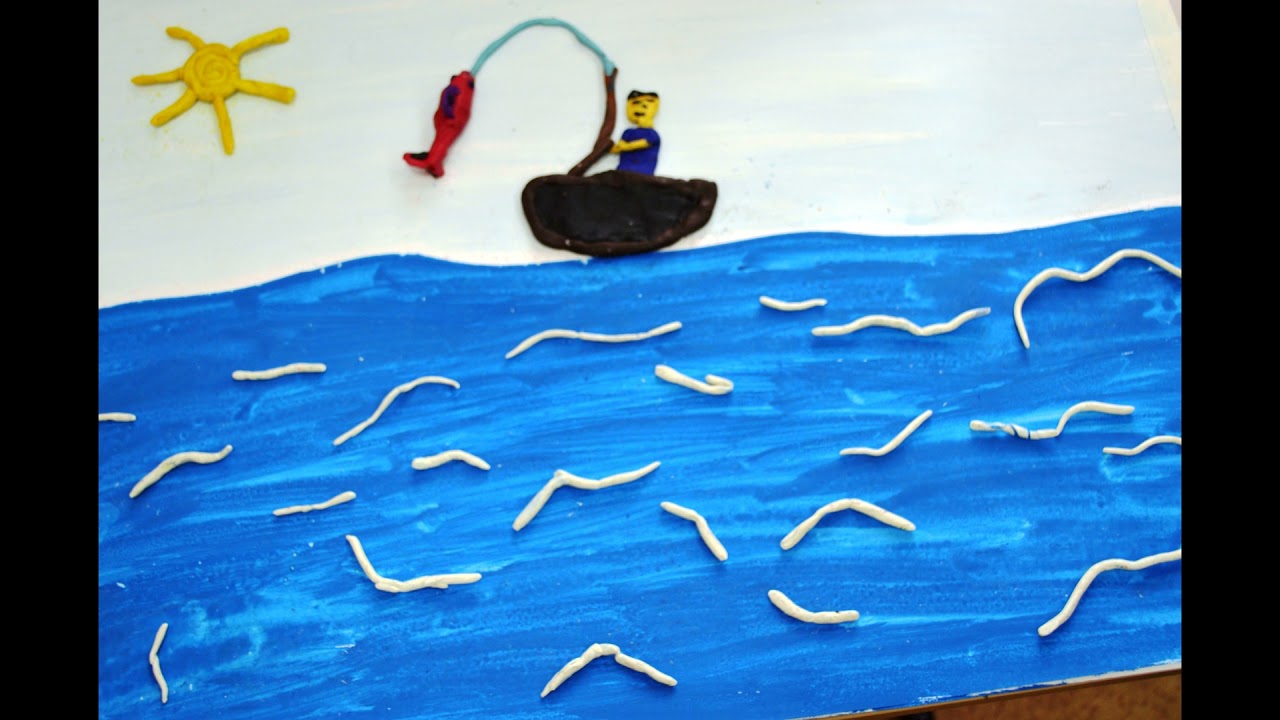 Студия пластилиновой анимации «За кадром»Рыбак и рыбка