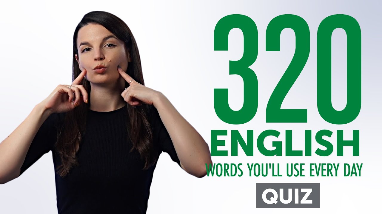 Quiz | 320 English Words You'll Use Every Day - Basic Vocabulary #72 ...