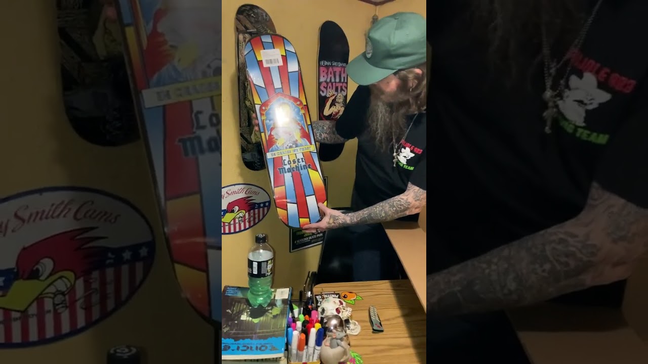 Loser Machine Skateboard Unboxing. BOARD HOARD UNBOXING #1