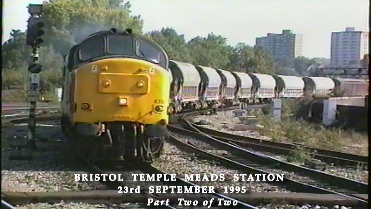 BR in the 1990s Bristol Temple Meads Station on 23rd September 1995 Part 2 of 2