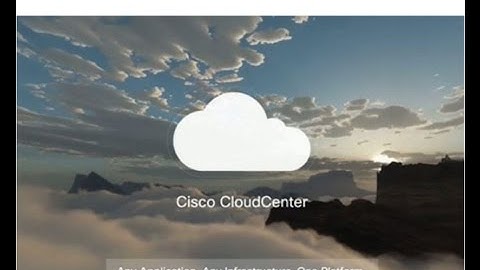 Cisco Cloud Center - Cloud agnostic application modelling and migration
