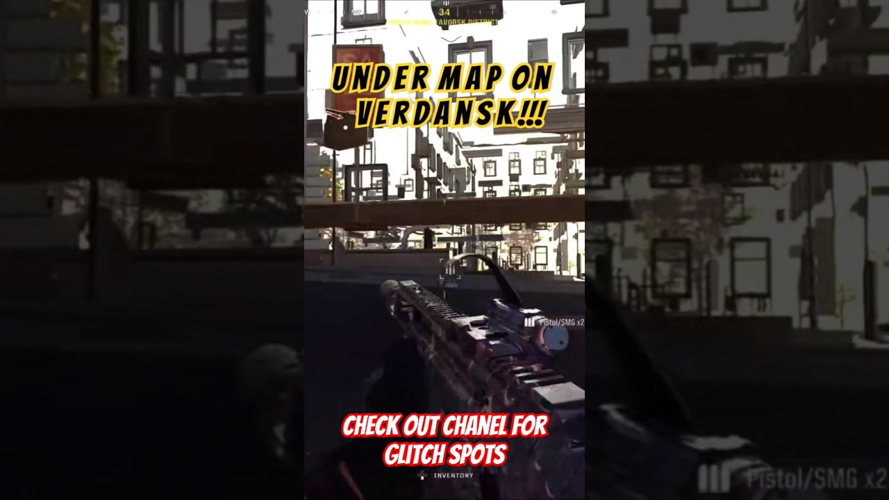 🔥💀 VERDANSK UNDER MAP GLITCH in DOWNTOWN! 