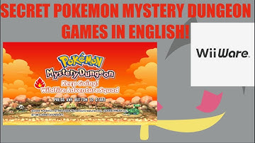 SECRET MYSTERY DUNGEON GAMES IN ENGLISH! How to patch PMD Adventure Squad