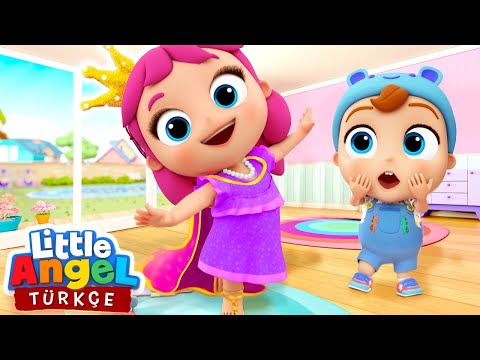 Prenses İle Bir Gün, Bebek Barbie | Eğlenceli Ve Öğretici Çocuk Şarkıları | Little Angel Türkçe