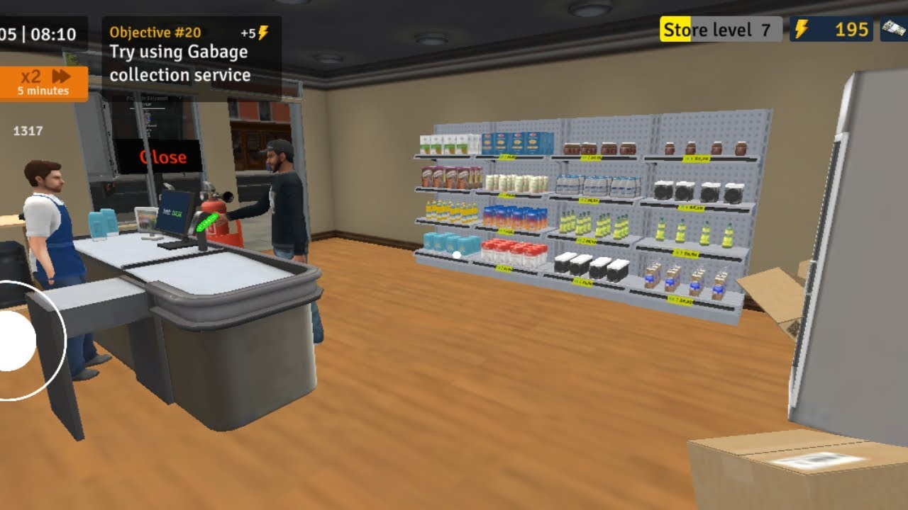 Începem să facem un supermarket 