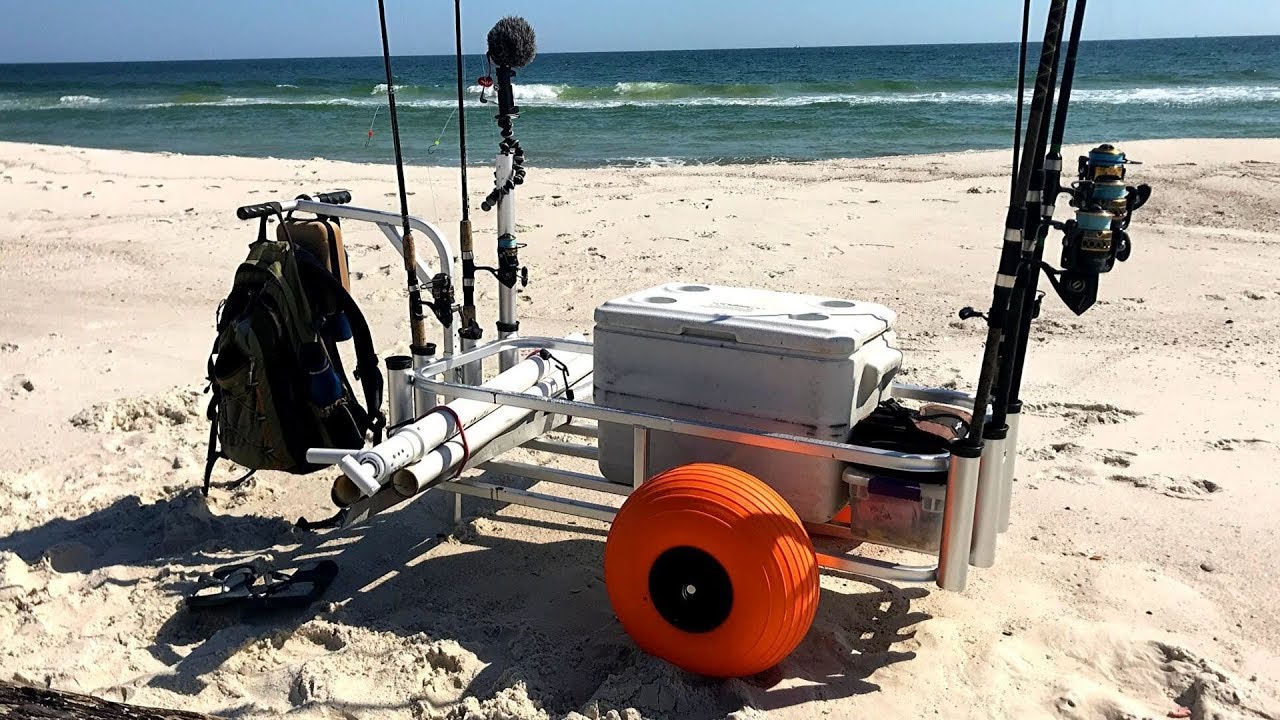 New Beach Cart Maiden Voyage (We Filled the Cooler) 