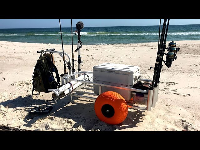 New Beach Cart Maiden Voyage (We Filled the Cooler) 