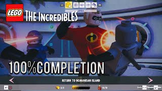 Lego increadibles - 100% completion 10: Return To Nomanisan island (Dynaguy,Dash Parr+Micro Syndrome