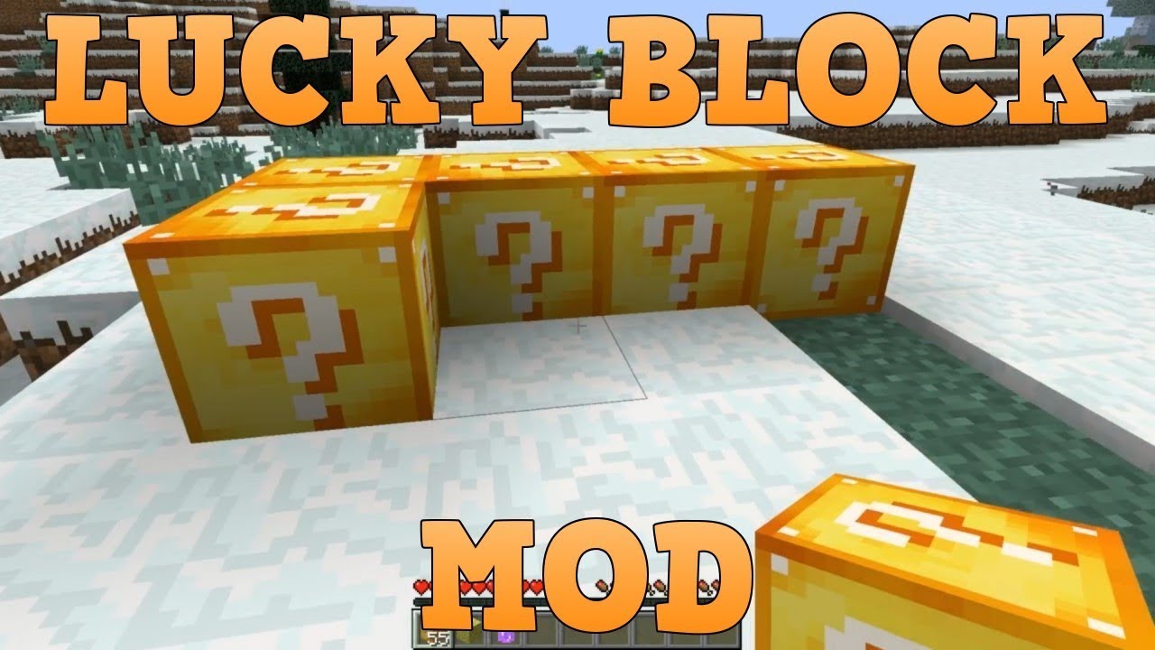 Minecraft Mod Showcase Lucky Block Mod and Advanced Lightsabers - YouTube