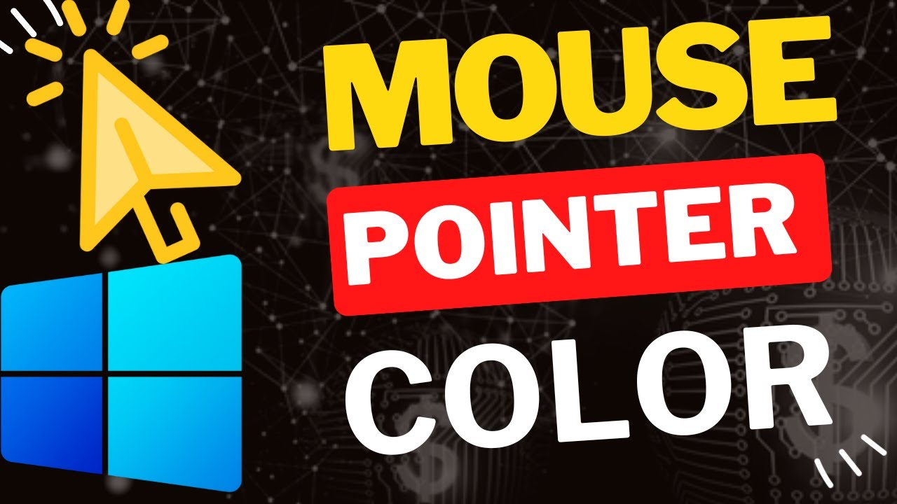Mouse Color In How to Change Mouse Pointer Color in Windows 11 - YouTube