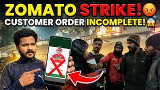 Zomato Strike Exposed 25 December | Zomato Strike Incomplete Order Issue | Zomato Incomplete Order