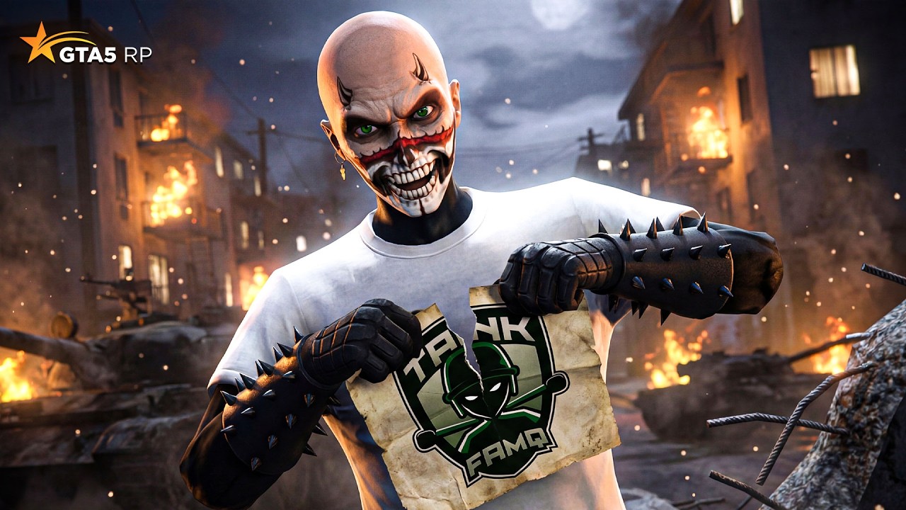 КАК ГРАФФЫ УНИЧТОЖИЛИ СЕМЬЮ ТАНК на ГТА 5 РП