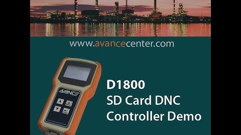D1800 SD Card DNC Controller Demo