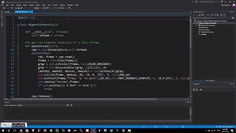 Python - OpenCV | Capture Highest Intensity