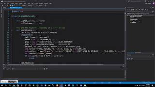 Python - OpenCV | Capture Highest Intensity