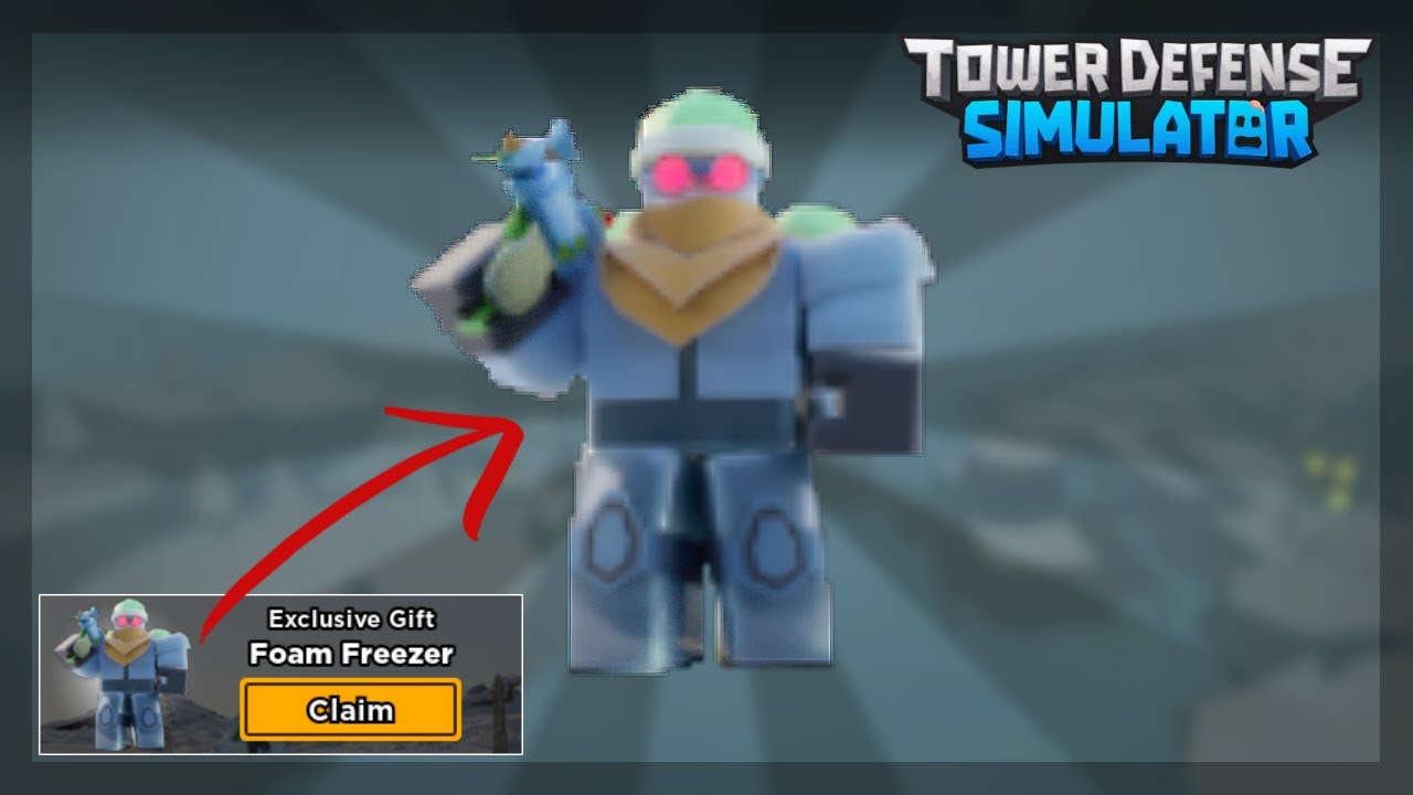 NEW* FOAM FREEZER - Tower Defense Simulator (Showcase) 