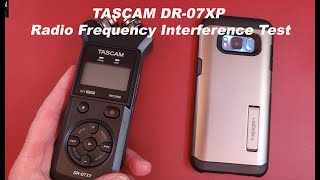 Tascam DR-07XP Radio Frequency RF Interference Test For Noise