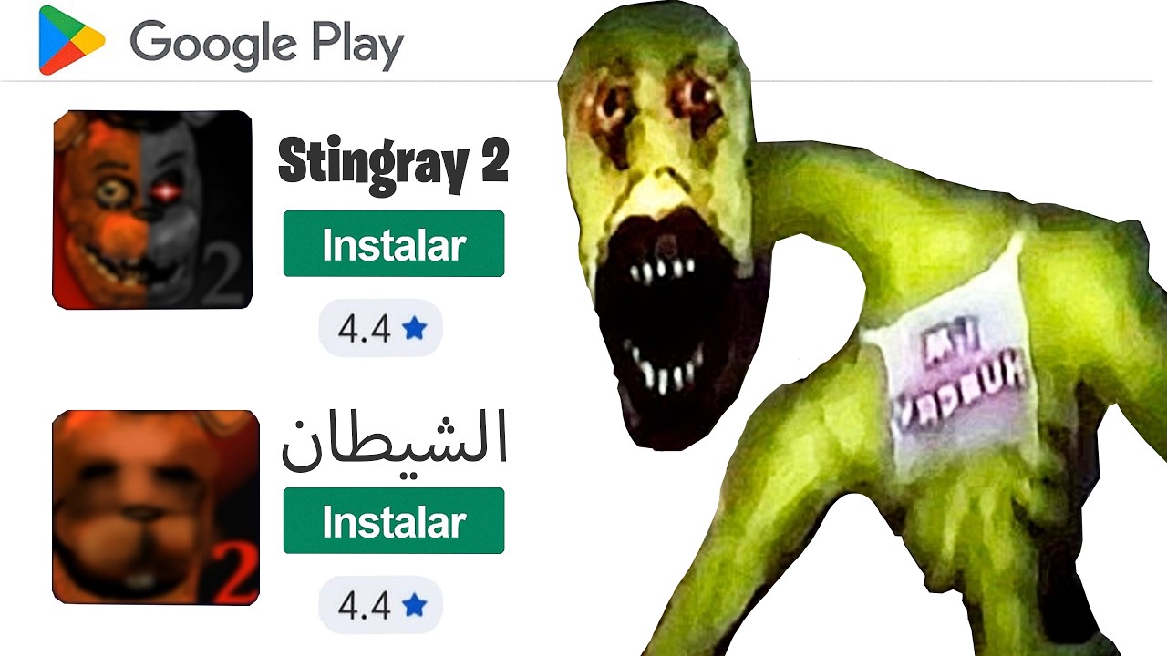 probé 2 JUEGOS de FNAF con VIRUS de la PLAY STORE 💀