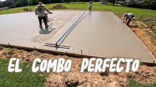 Terminamos Concreto Con Maquina y El Fresno