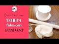 Cómo forrar una torta de fantasía con fondant| Natalia Salazar.