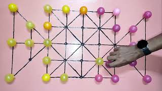 BEAD 16 GAME - HOW TO PLAY SHOLO GUTI BOARD GAME | TWO PLAYER GAME  screenshot 3