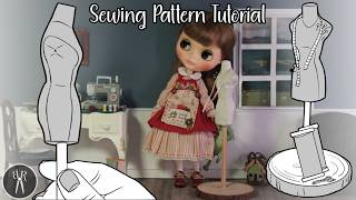 Blythe Doll Dress Form - Sewing Pattern Tutorial - How To Sew A DIY Mannequin