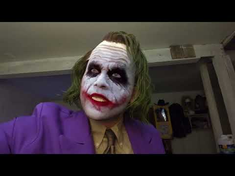 Me channeling the Joker from The dark Knight . Now I'm always smiling