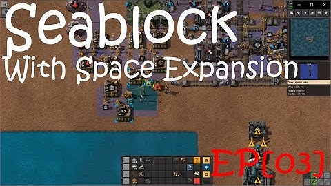 Modded factorio - Ep03 - Automating first science and basic belt (Sea Block with Space Exploration)