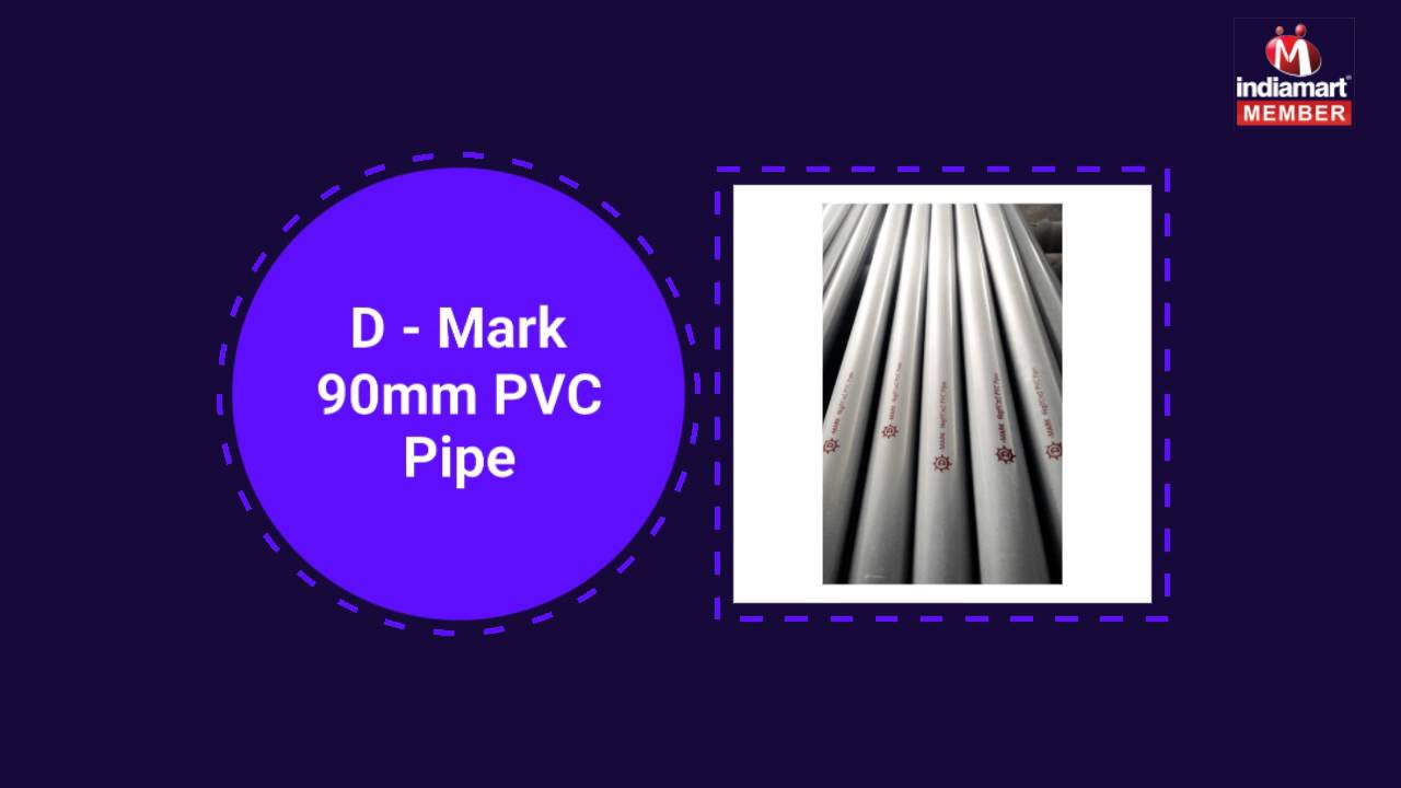 Flexible and Construction PVC Pipe by Dura Plast, Madurai YouTube