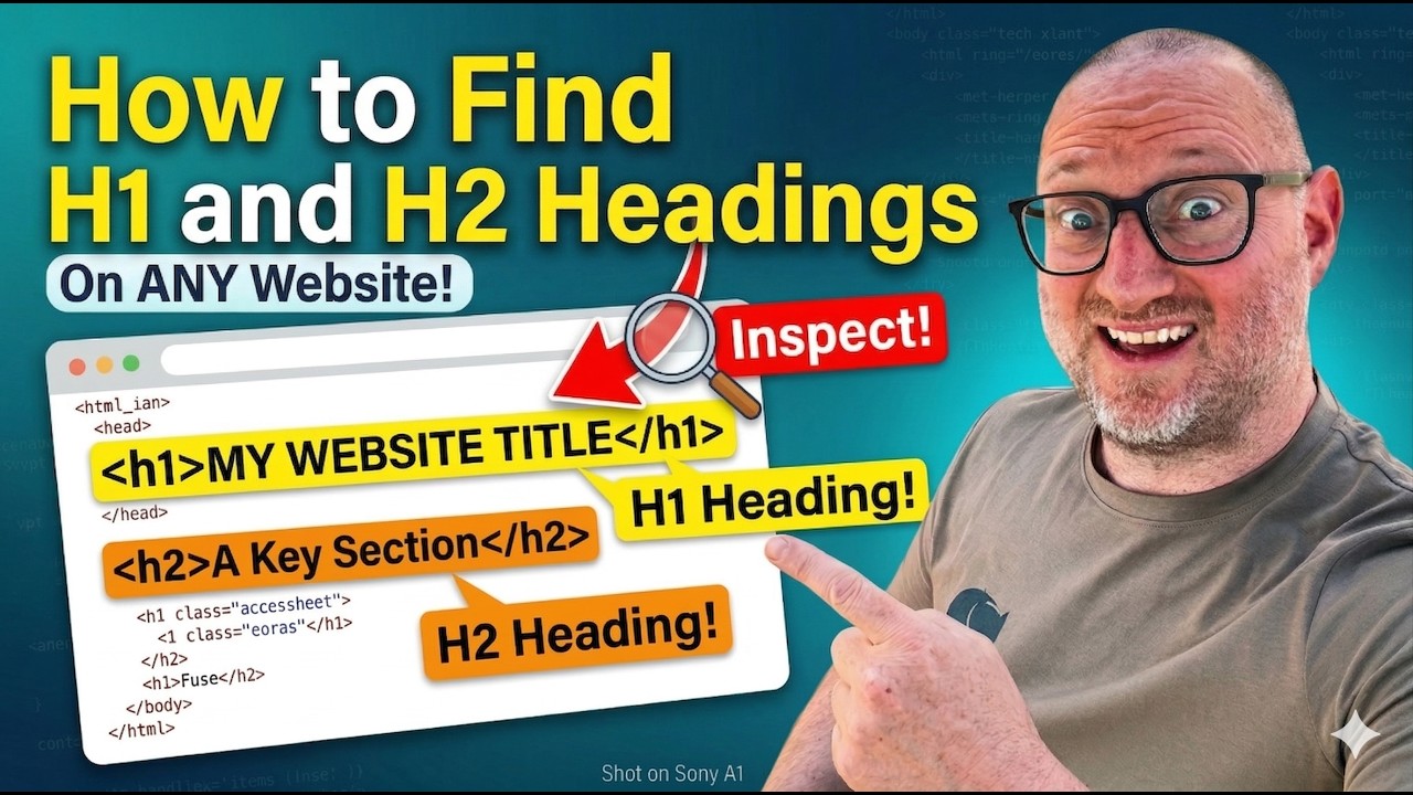 Check Any Website's H1 and H2 Headings in 60 Seconds - YouTube