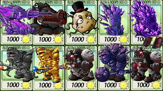 PvZ Fusion 3.6 – Top 5 Overpowered Machine Turret Plants vs ALL Max-Level Gargantuars