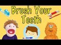 BRUSH YOUR TEETH | CHILDREN&#39;S TOOTH BRUSHING SONG | Dj Kids - Brush Your Teeth