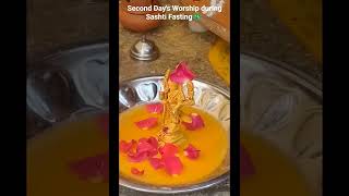 Day 2 சஷ்டி வழிப்பாடு....|🦚யாமிருக்க பயமேன்🦚 #murugan #dailyvlog #dailyshorts #muruganthunai #sasti