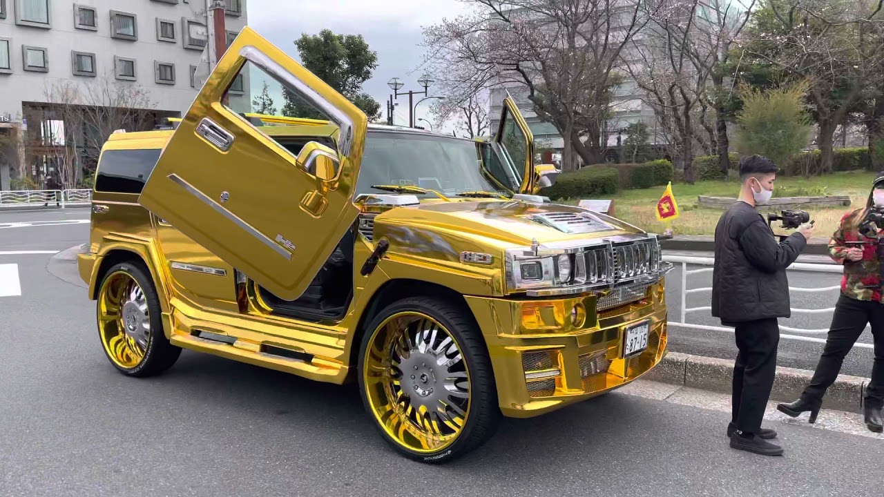 Hummer H2 Gold Edition　ゴールドモデル Japan Award #1 Modified Vehicle - Gold Hummer H2 - Chaminda