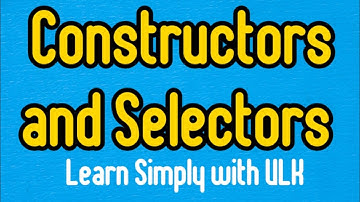 Constructors and Selectors | XII STD CS | Chapter 2 | Data Abstraction