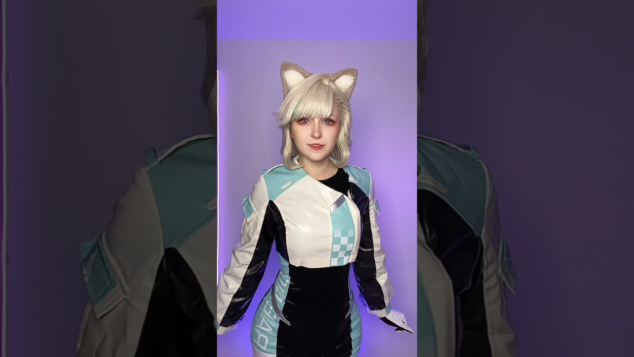 Senpai💗 #cosplay #lynette #navia #genshinimpact