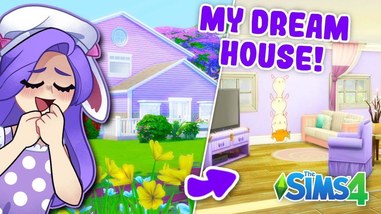 I Made MY DREAM HOUSE In The SIMS 4! - YouTube