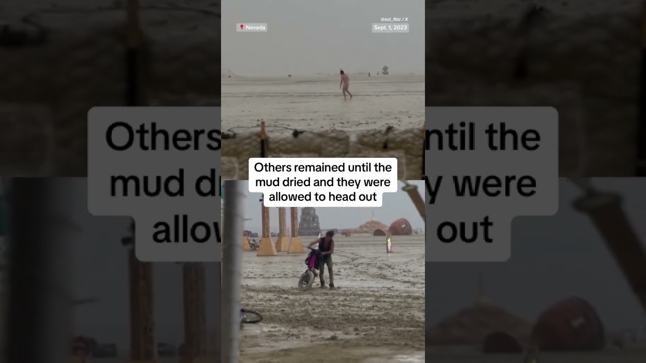 Burning Man flooding leaves thousands isolated for days