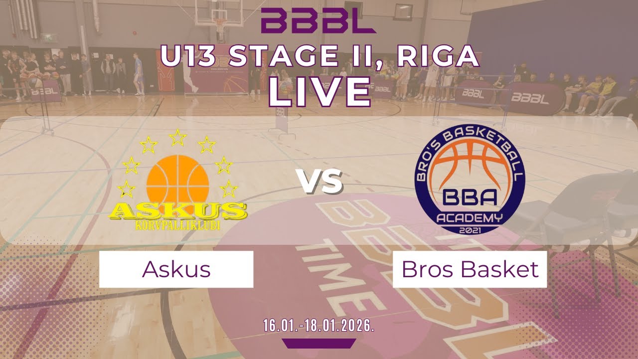 Bros Academy 2013 vs KK Askus Jetoil/Hiiumaa SPK 2013 | BBBL U13 | Stage II