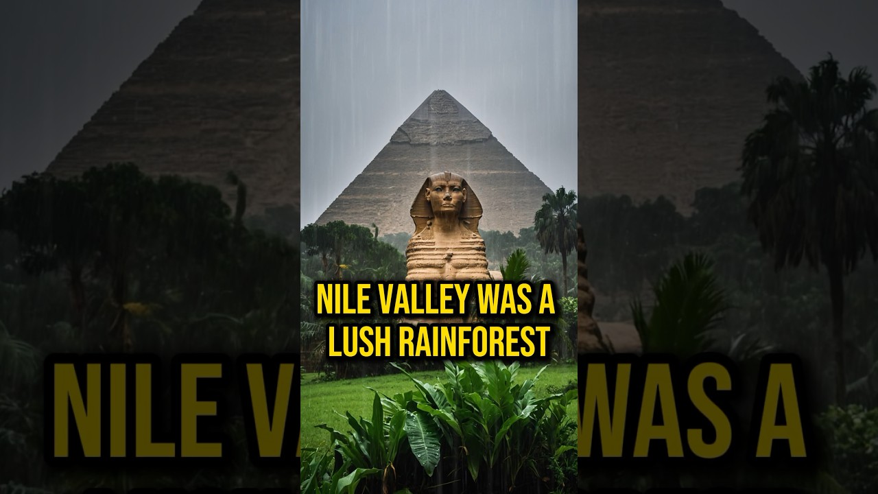 Следы древней цивилизации в Египте до того, как он стал пустыней 