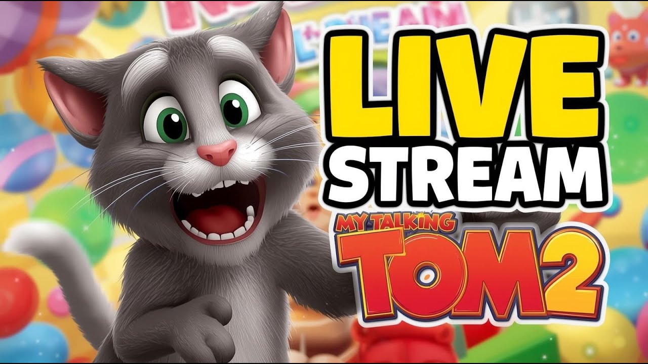 🎮 My Talking Tom 2 LIVE STREAM 🕹️Trending Gameplay!
