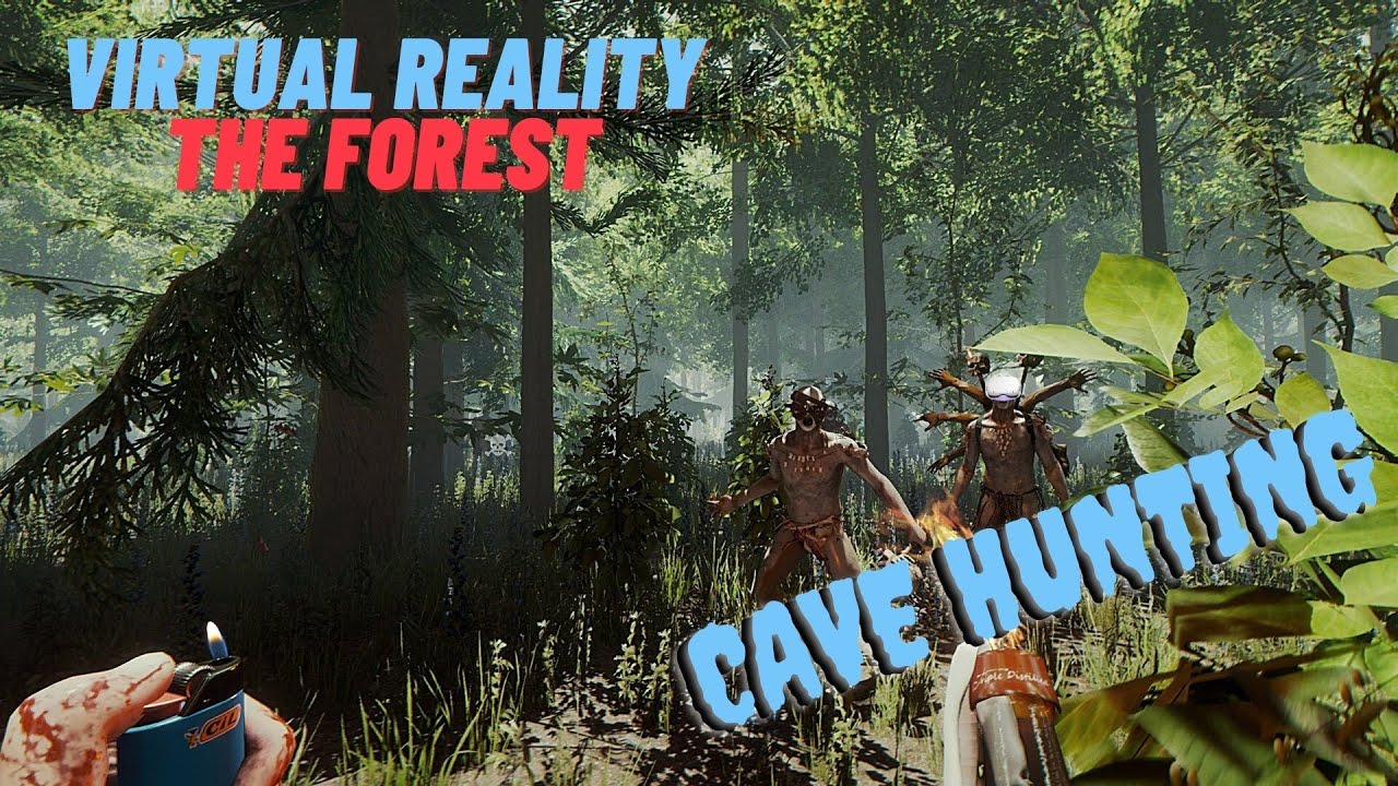 VR The Forest - Cave Hunting - #1