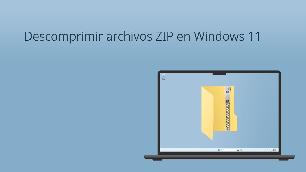 Descomprimir archivos zip en Windows 11
