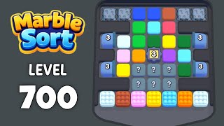 Marble Sort level 700 walkthrough solution 