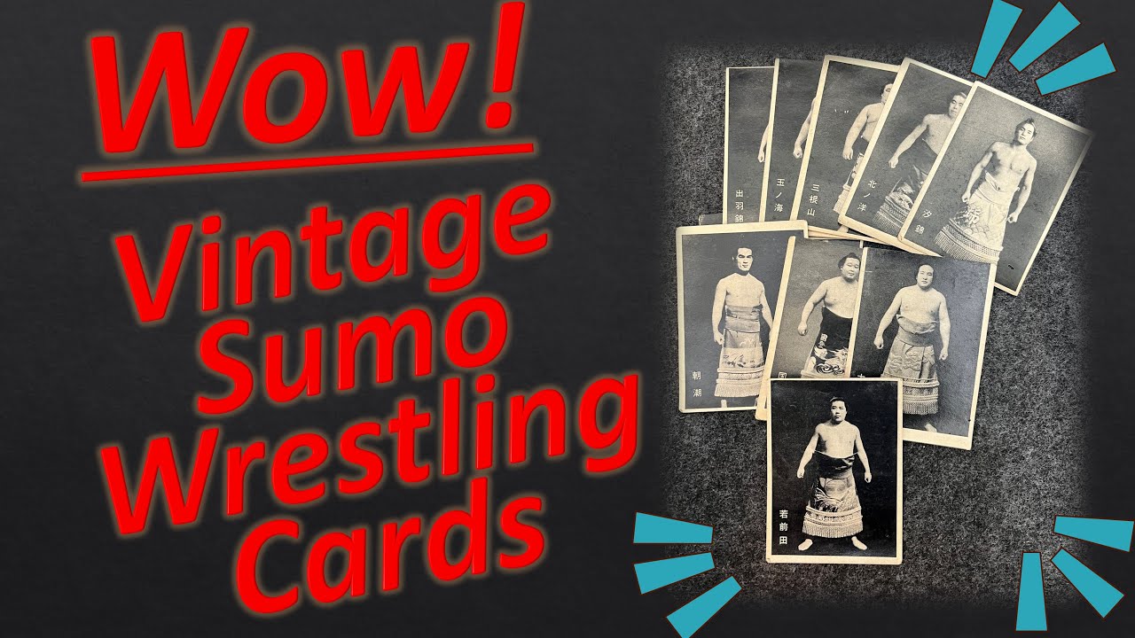 I'm back!  Japanese Sumo Menko Bromide Auction!